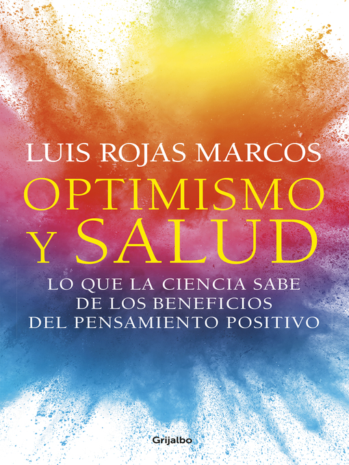 Title details for Optimismo y salud by Luis Rojas Marcos - Wait list